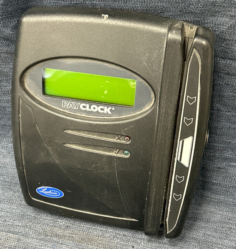 LATHEM TIME & ATTENDANCE SYSTEM MODEL PC100