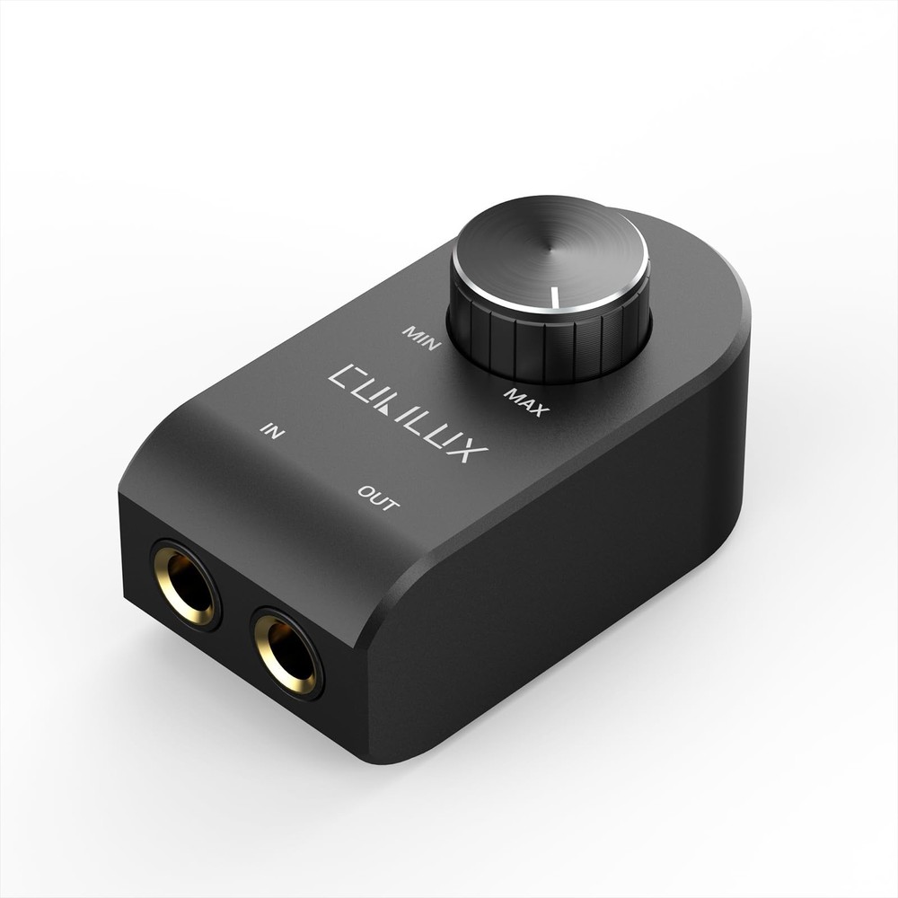 Cubilux 6.35mm Volume Controller, 1/4" Inline Stereo Audio Attenuator...