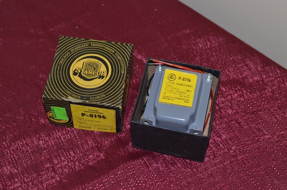 power transformer new old stock NOS Chicago Transformers P-8196 Stancor