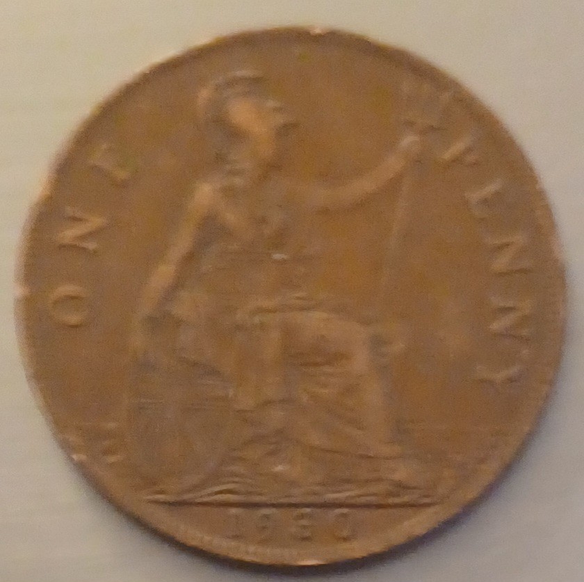 1930 British One Penny