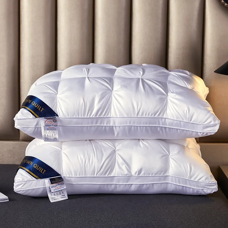 2-Piece Sleep Pillow Set, Soft Supportive Bed Pillows, Suitable for Back.