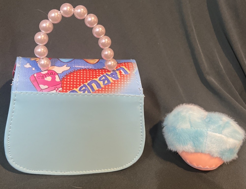 Lafufu Singing/Lightup Keychain & Matching Handbag W/ Extra Strap. NOT Authentic