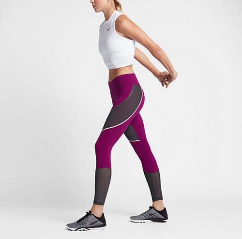 $115 NEW Womens NIKE POWER LEGENDARY MID RISE TRAINING TIGHTS 874712 MEDIUM