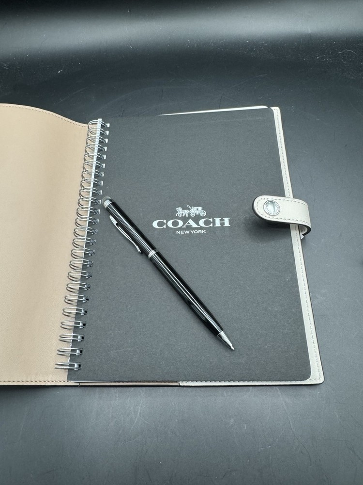 Coach Notebook Cover White Cherry