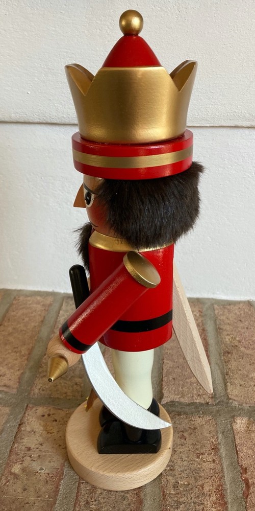 Steinbach 14” German King Nutcracker w/ Tag NO BOX Damaged