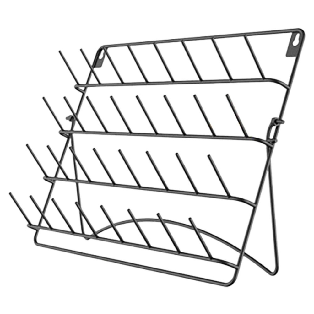 Thread Holder Wall Mounted with 32 Hanging Hooks for Wall Spools Thread Rack