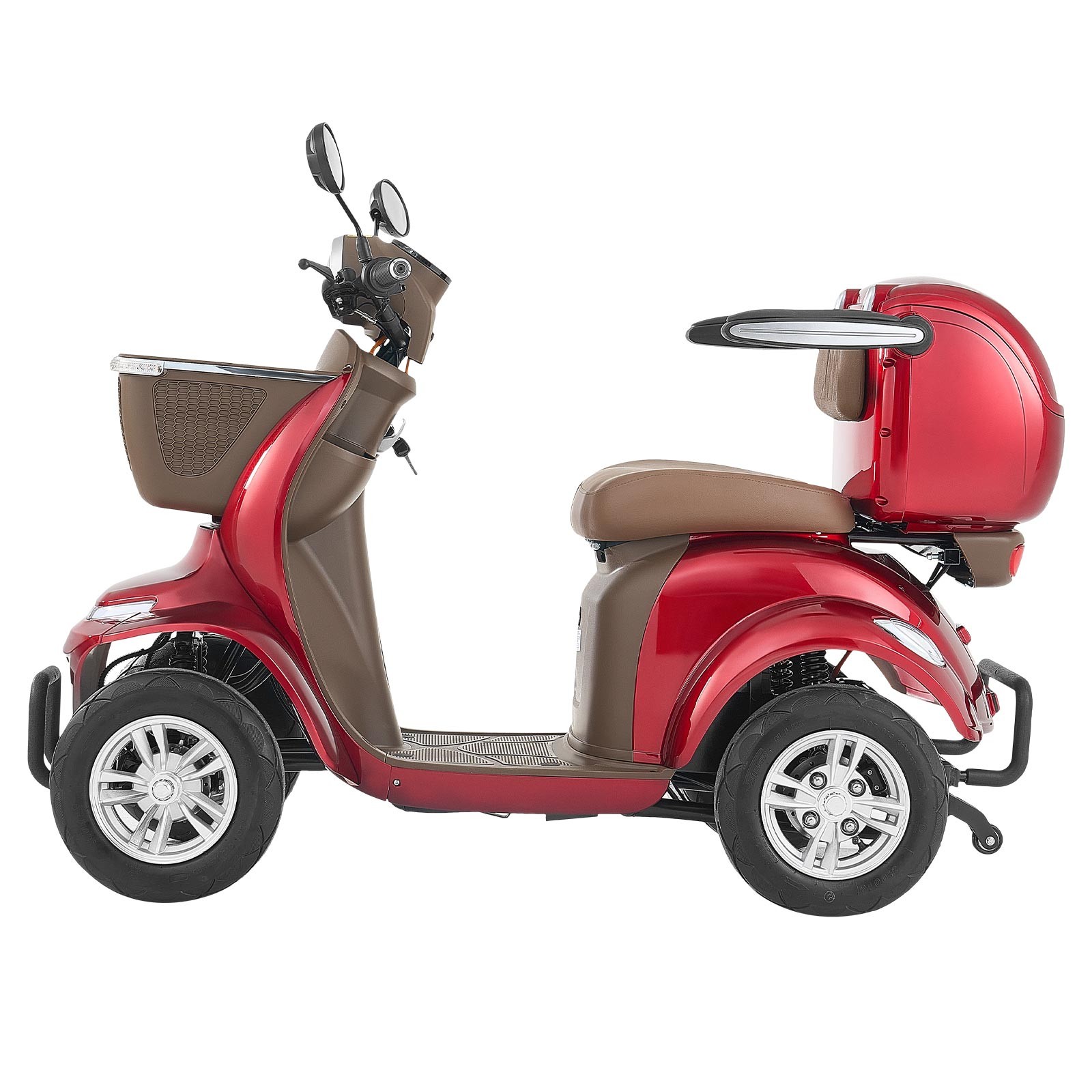 Uimoso Heavy Duty 4-Wheel Mobility Scooter 21.5 Miles Range 3-Speed, 500lbs Load