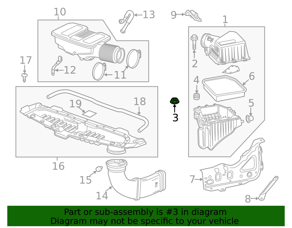 Genuine GM Multi-Purpose Nut 11546449