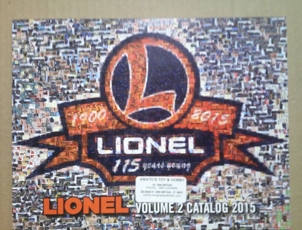 VINTAGE LIONEL TOY TRAIN CATALOG 2015 VOL. 2