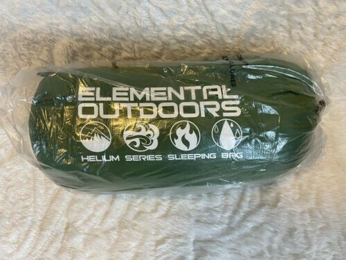 Elemental Outdoors Helium series sleeping bag
