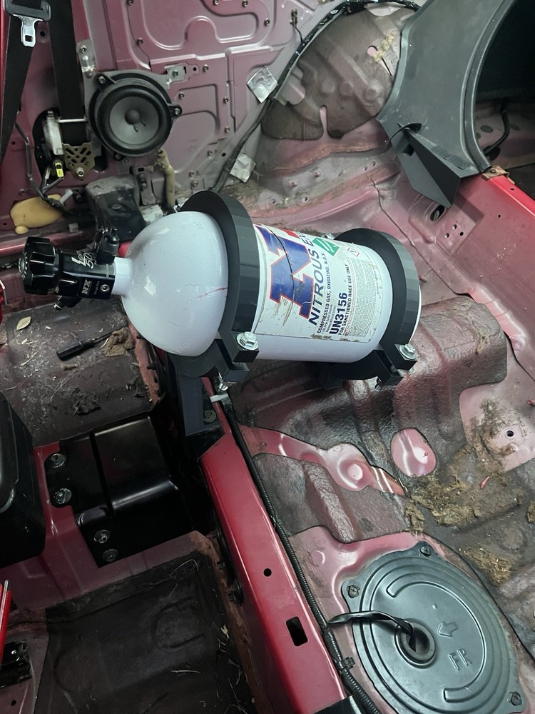 10 Pound Nitrous Oxide Bottle Custom Mount