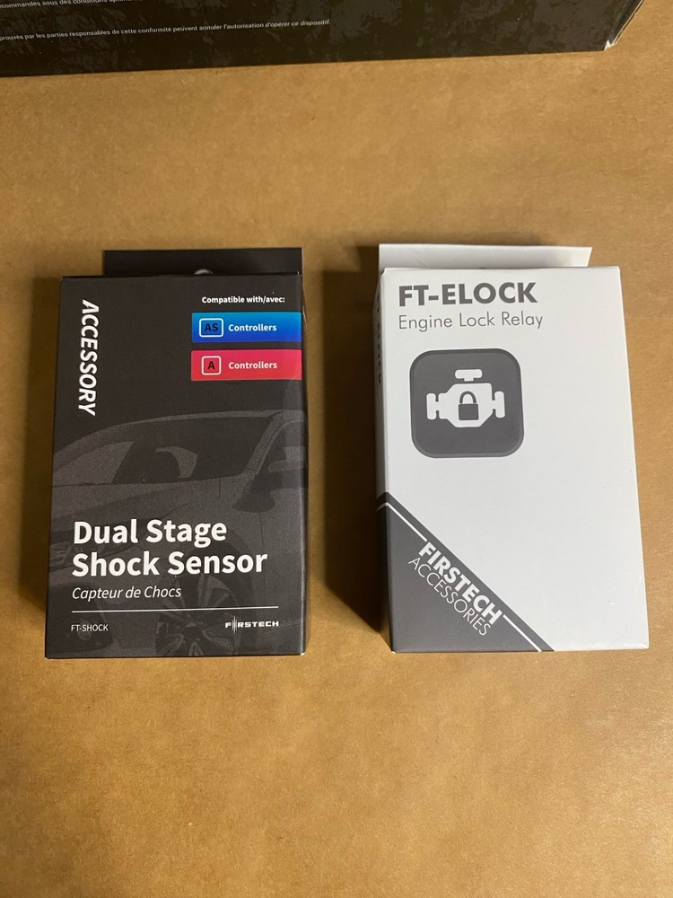 Compustar CS7900AS Remote Start Alarm Security System Shock Sensor Bundle NOB