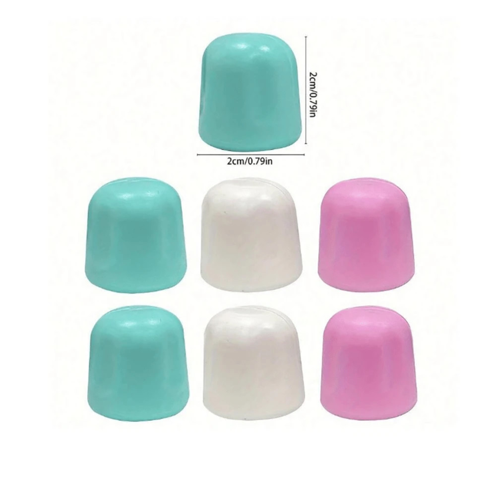 3/6X Silicone Toothpaste Cap Reusable Self Closing Toothpaste Squeezer Dispenser