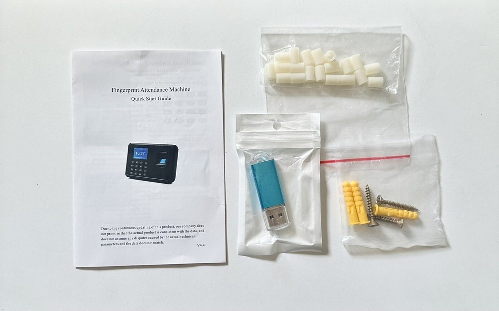 KAZNTCC Fingerprint Time Clock System - No Software