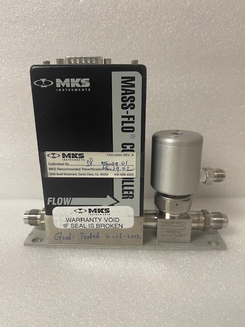 MKS Instruments Mass - Mass Flow Controller 500 sccm N2/ used, working condition
