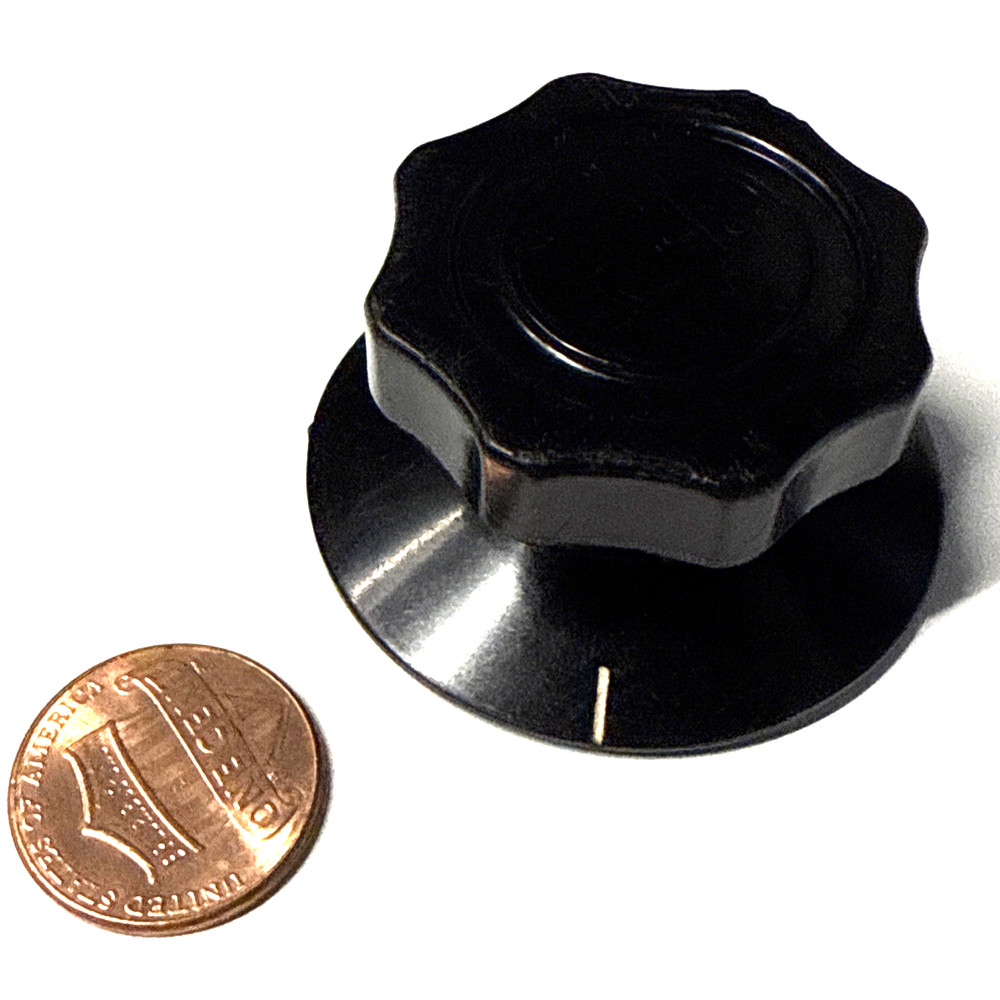 one black knob same as the PARASET black knob -no dial