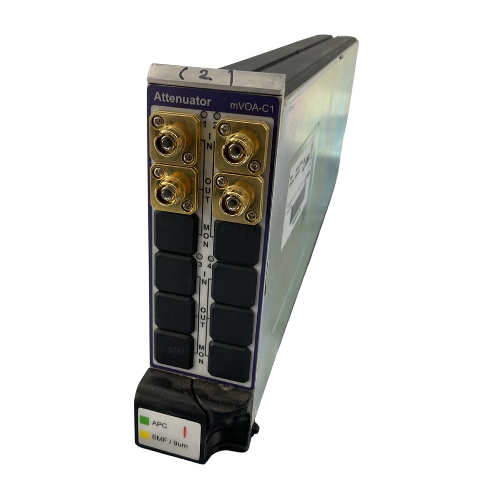 JDSU mVOA-C1 VOA Attenuator mVOA-C1DSMS M100-MFA Motorized Variable Optical Unit