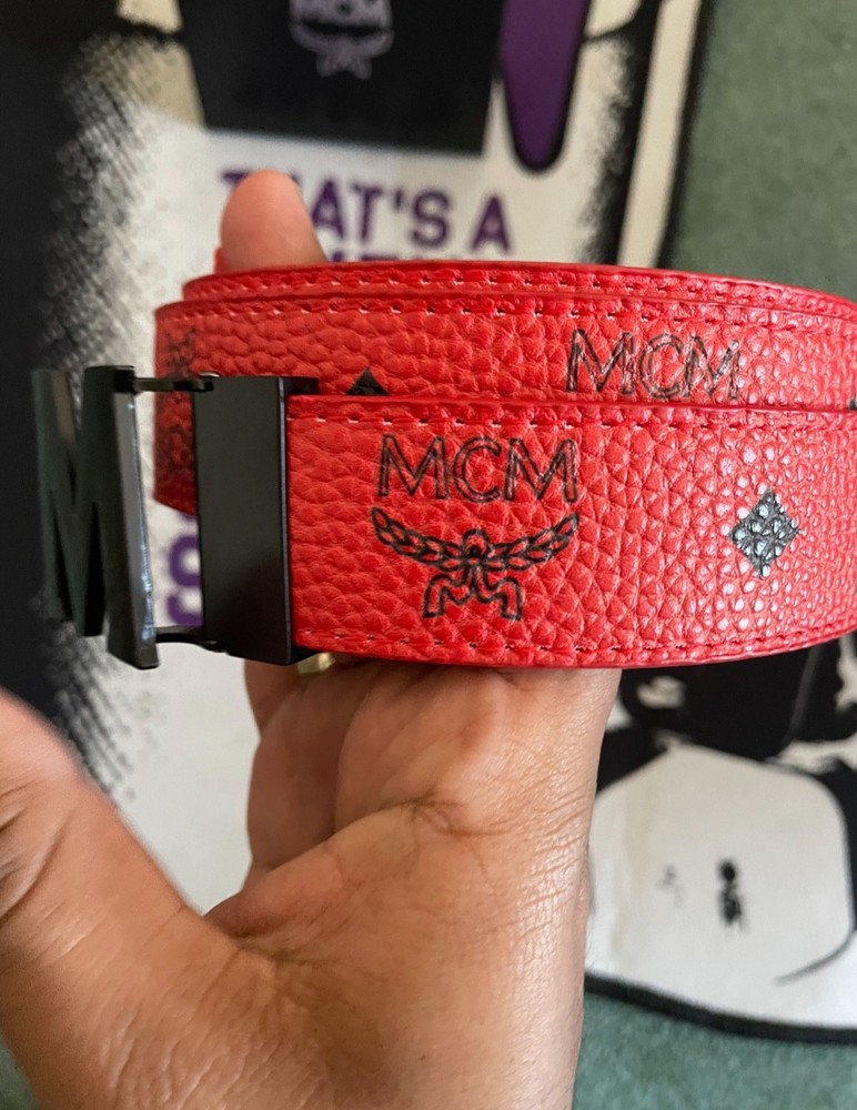 MCM Men’s Leather Belt