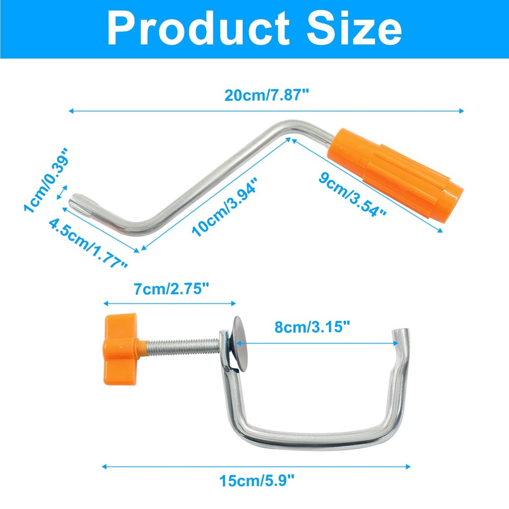 1Set Pasta Machine Handle and Holding Clip,Include 1Pcs Pasta Machine Holder ...
