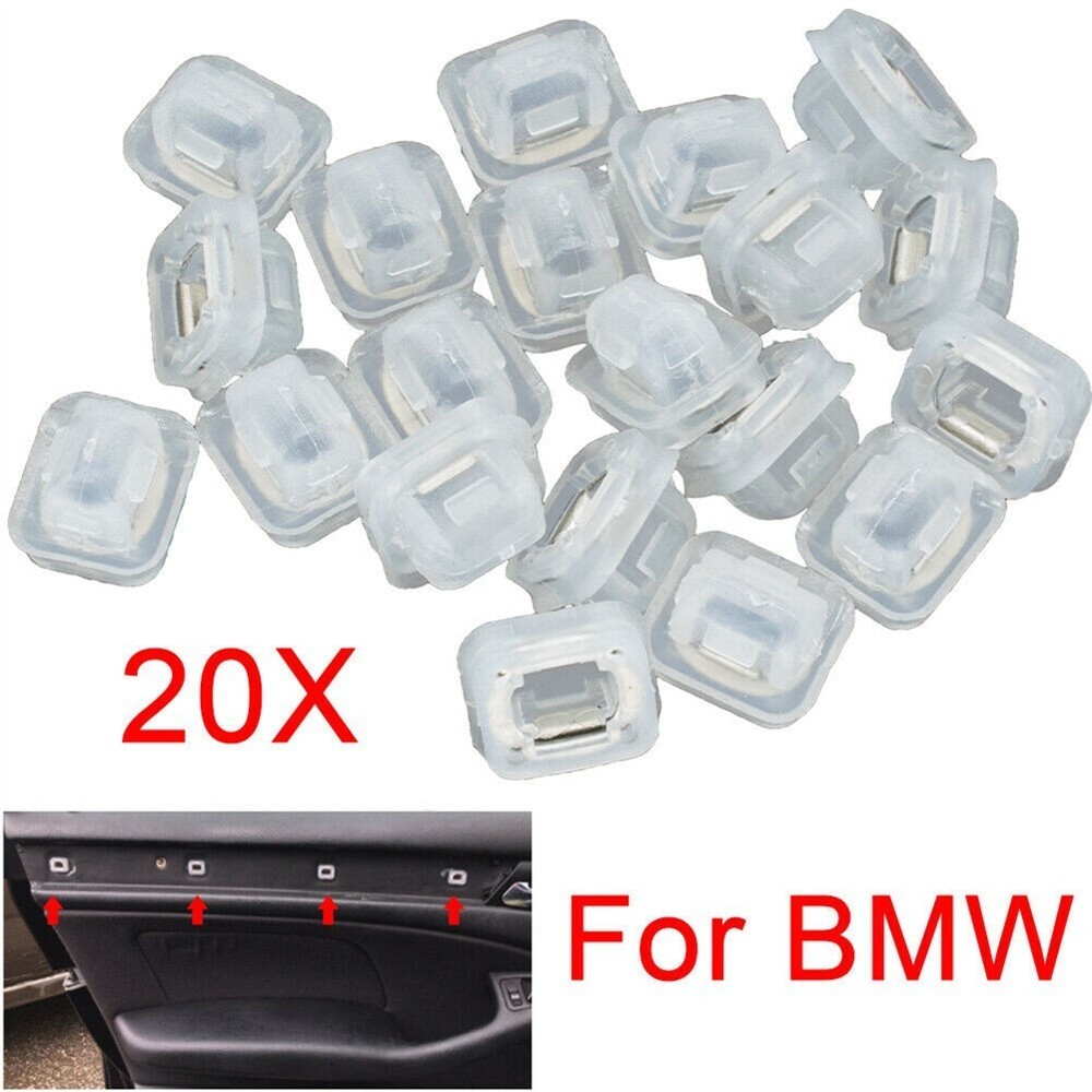20x Door Trim Panel Clips For 3 Series E46 E90 E91 E92 E93 E53 51418215806