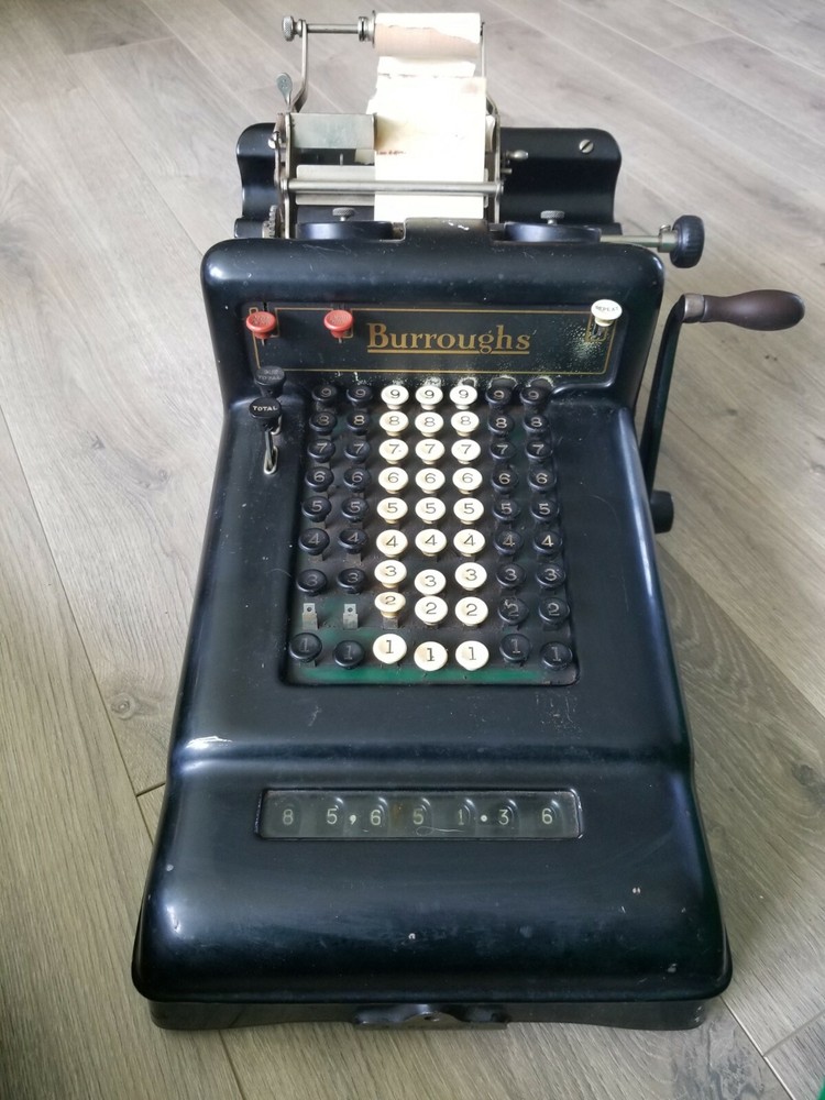 Antique Burroughs Adding Machine
