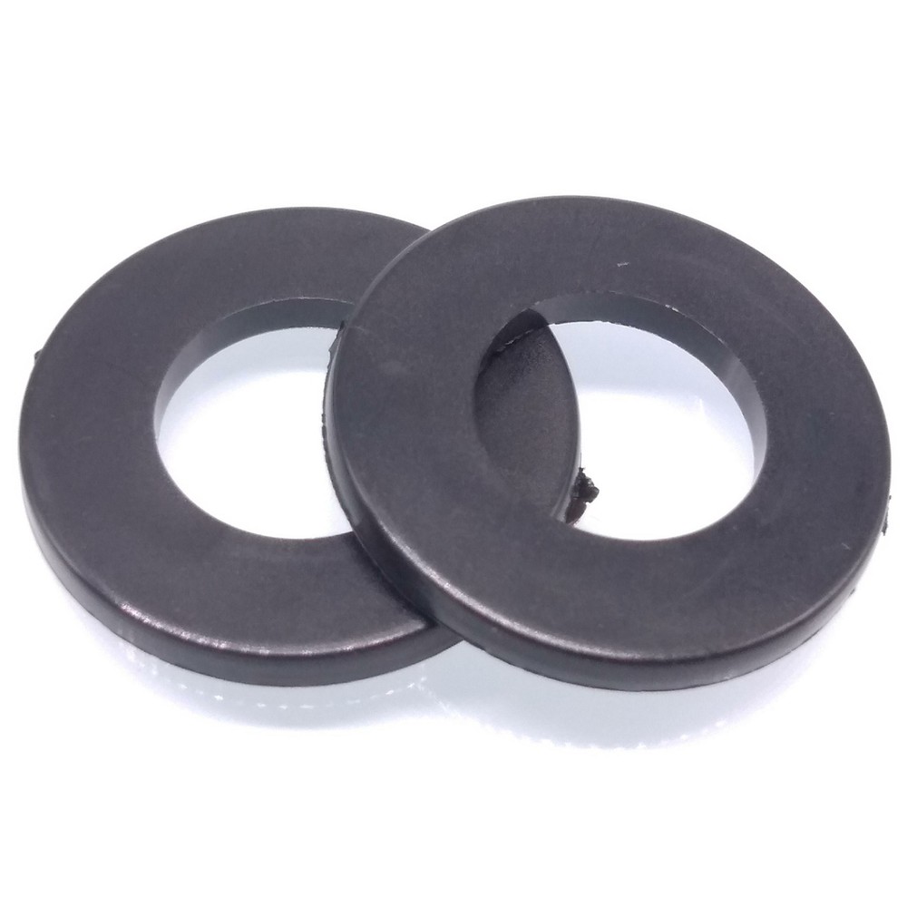 1000pcs M2.5 Black Nylon Flat Washers