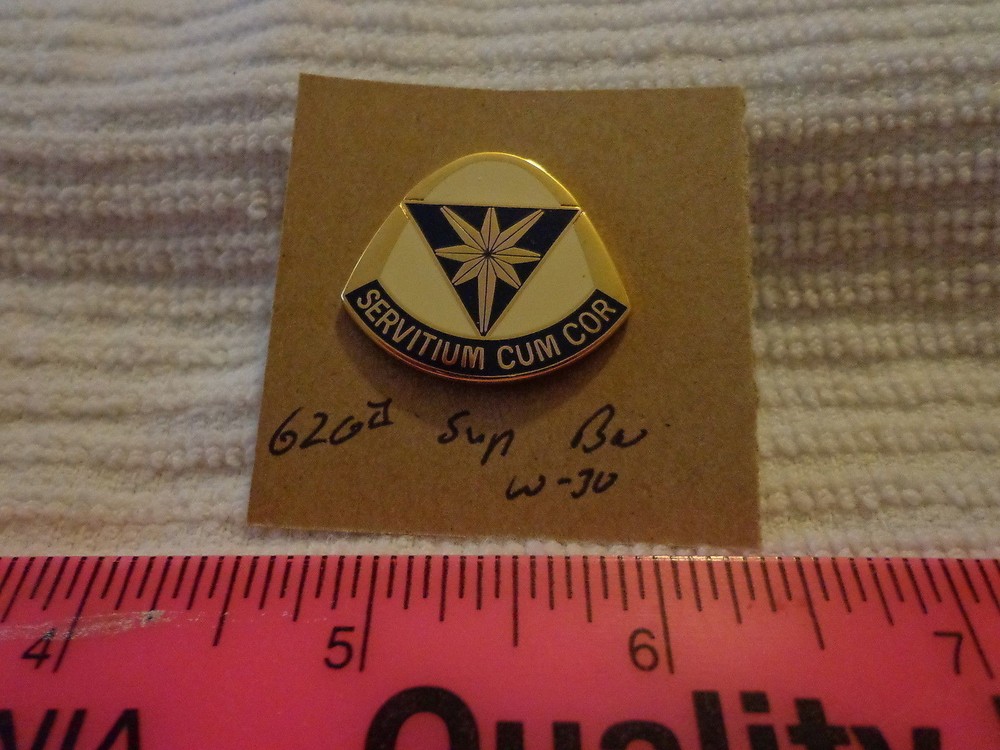 620th Support Battalion W-30 Unit Crest, DI, DUI (DRAW#R1)