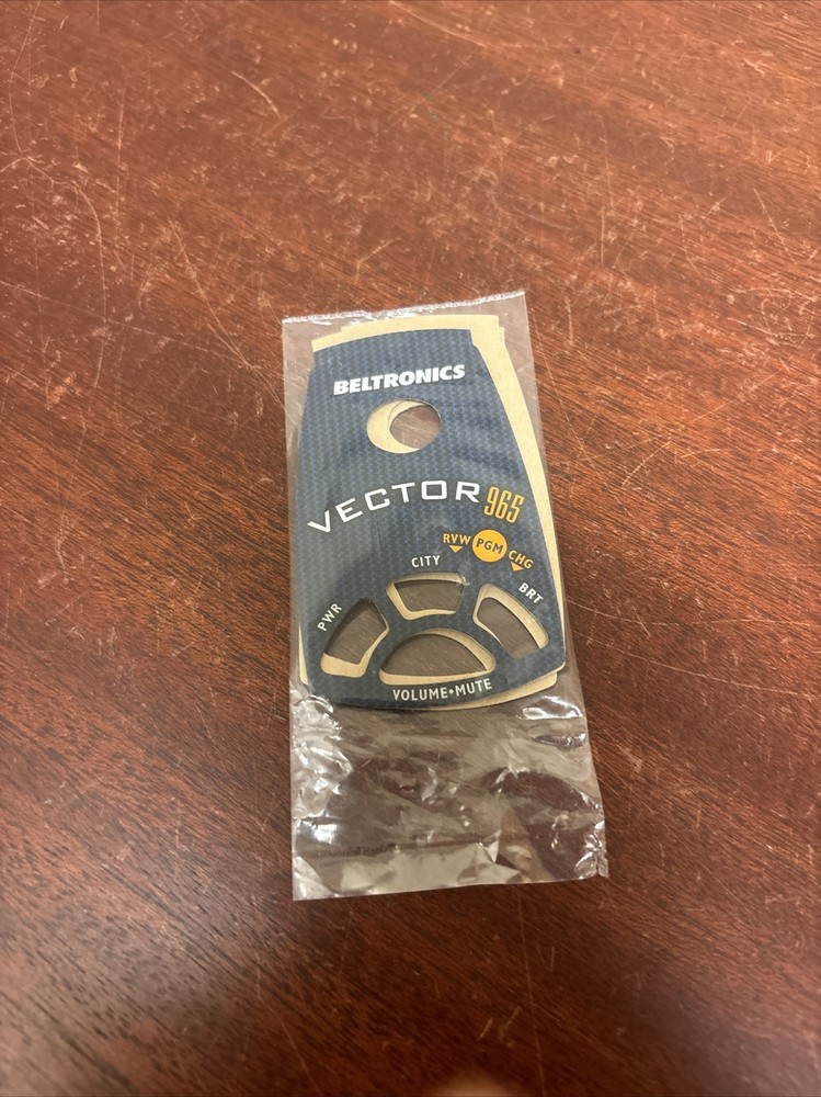 Beltronics Vector 965 Radar Laser Detector Replacement Faceplate