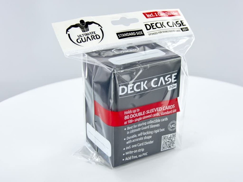 Ultimate Guard UGD010249 Deck Case 80+ Standard Size Box, Black