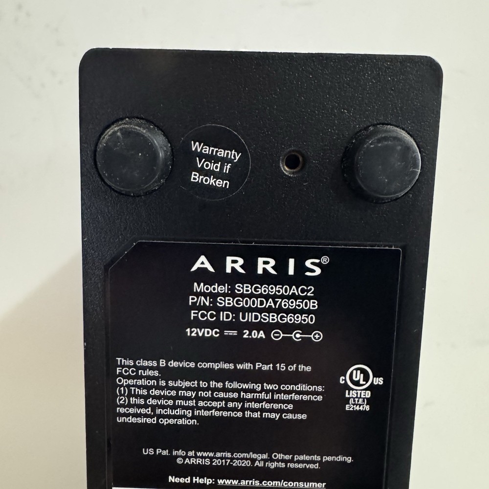 Arris Surfboard Cable Modem SBG6950AC2 New
