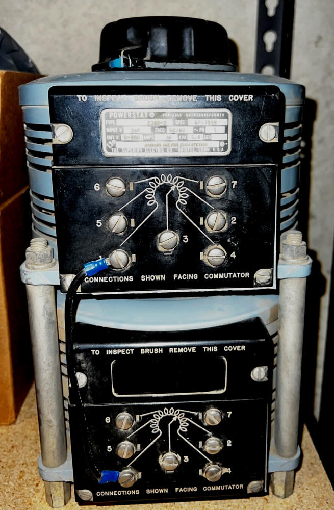 Powerstat 236B-2 Variable Autotransformer 240-volt, 50/60Hz