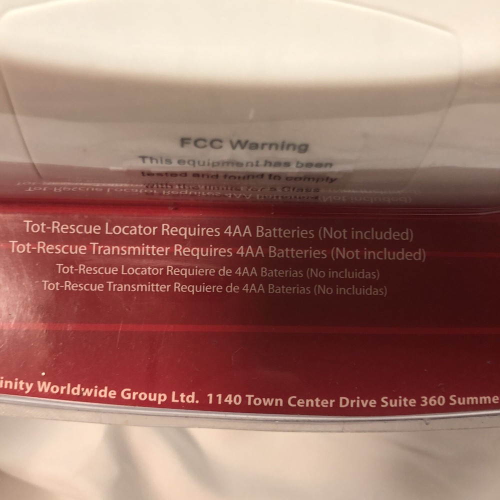 Tot -Rescue Locator and Transmitter Emergency Help Set