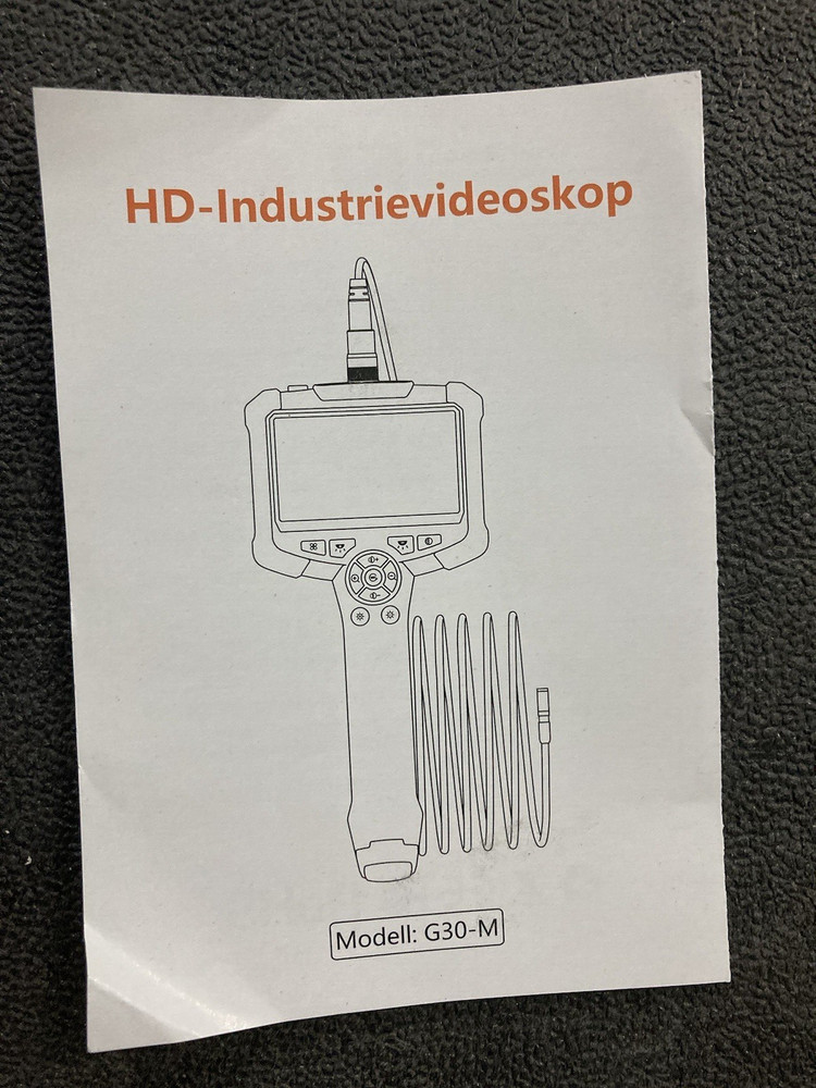 Endoscope Camera with Light, 1080P HD Borescope with 8 Adjustable Lights