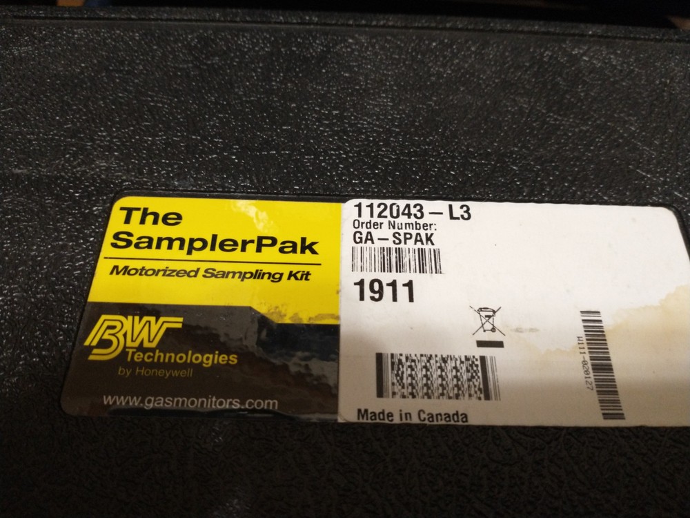 BW GA-SPAK Motorized Sampler Pump SamplerPak kit GA-SP01
