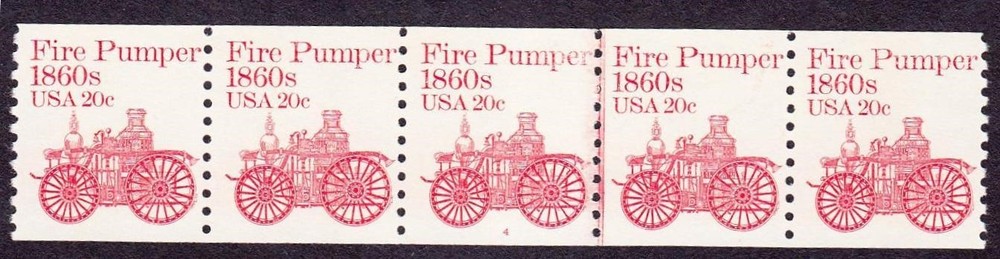 PNC5 20c Fire Pumper 13 US #1908 MNH
