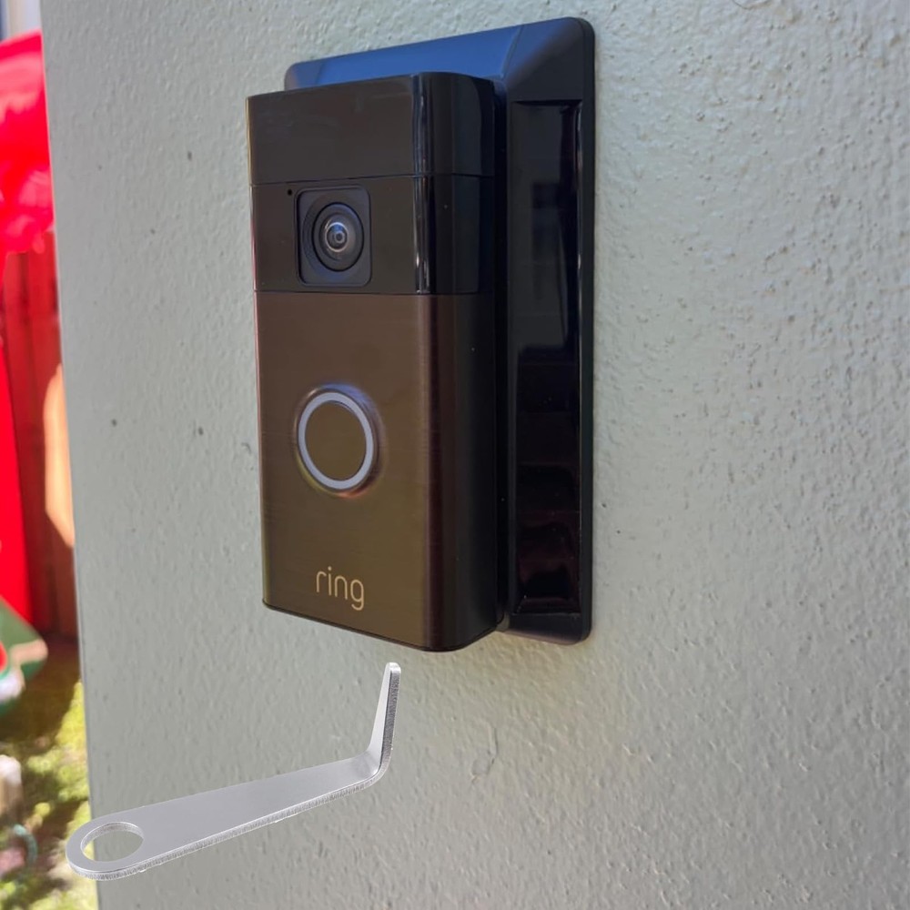 Video Doorbell Key Replacement Tool,Doorbell Opening Release Tool Silver