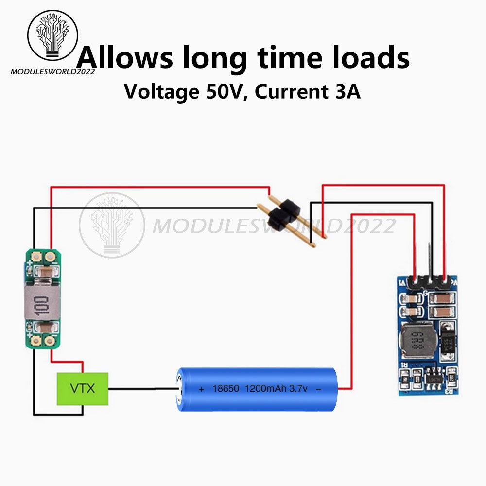 LC Filter Module 3A 50V clearing image transmission ripple interference filter