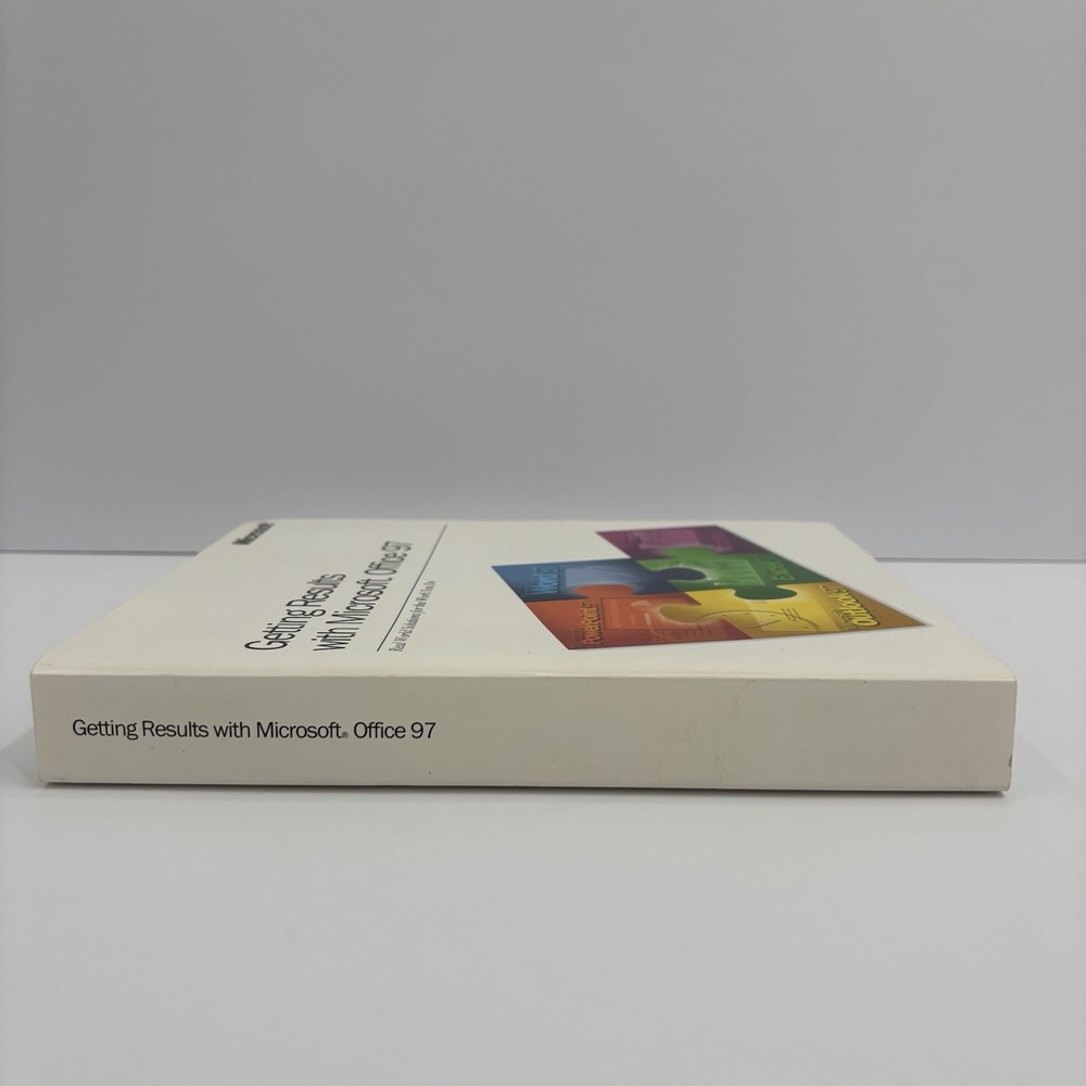 Getting Results Microsoft Office 97 Book 1997 Vintage Computer Guide
