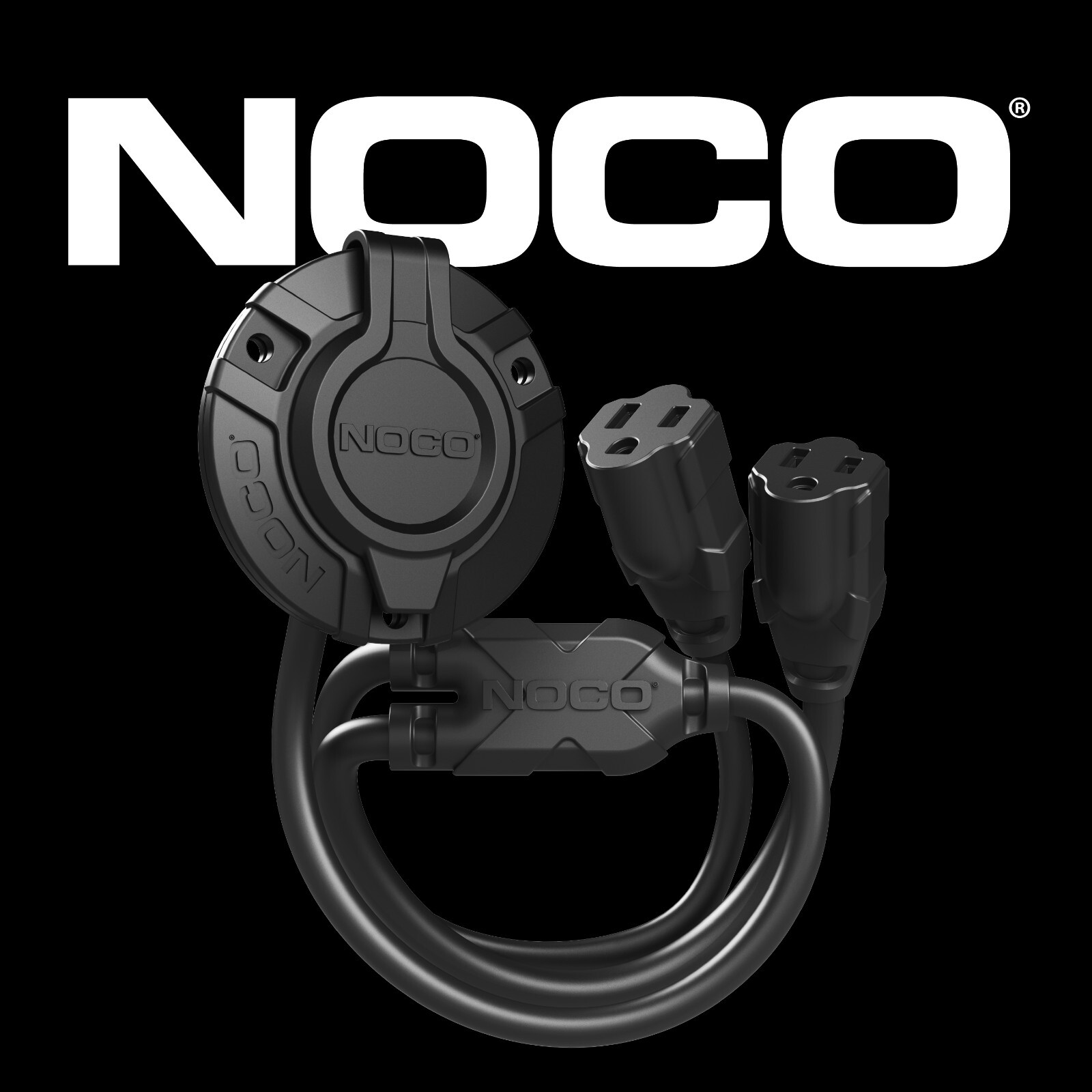 NOCO GCP2 15A 125V AC Port Plug with Dual 18-Inch Integrated Extension Cord