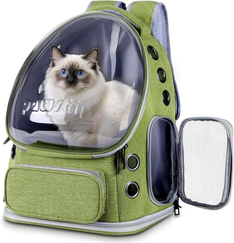 Cat Backpack Carrier W/ Large Space Bubble Window Airline Approved Breathable