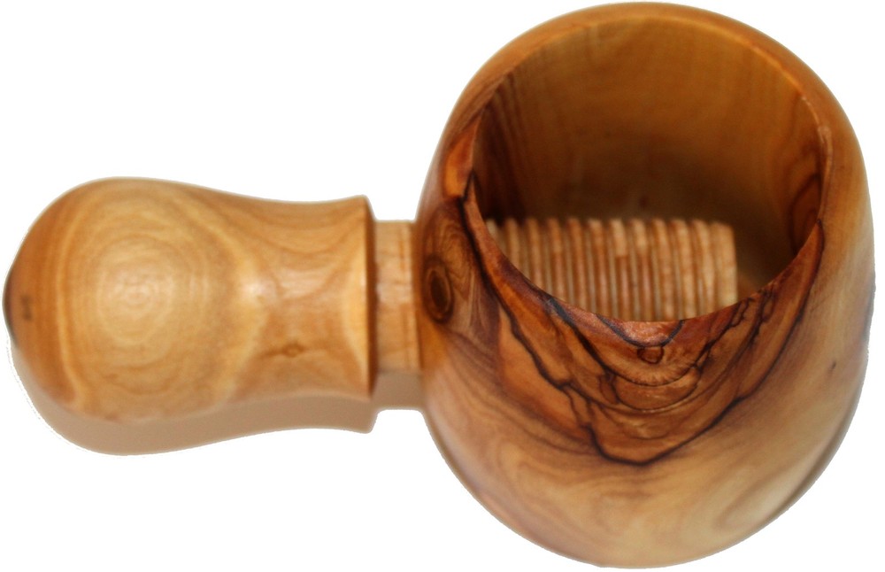 Nut Cracker Handcrafted from olive wood ( 5.5 inches long)