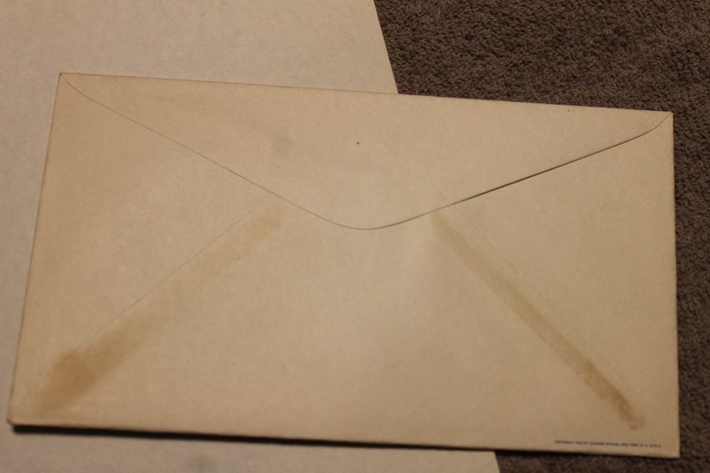 Original WW2 U.S. Home Front Patriotic Letter Head and Matching Envelope Set