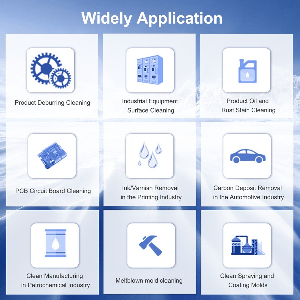 Mini Dry Ice Blasting Machine Cleaning Machine For PCB Burrs Remove Portable