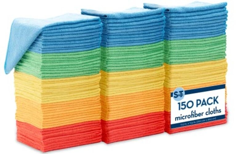 Microfiber Cleaning Cloth, Bulk Towels for Home, Reusable Microfiber 150 Pack