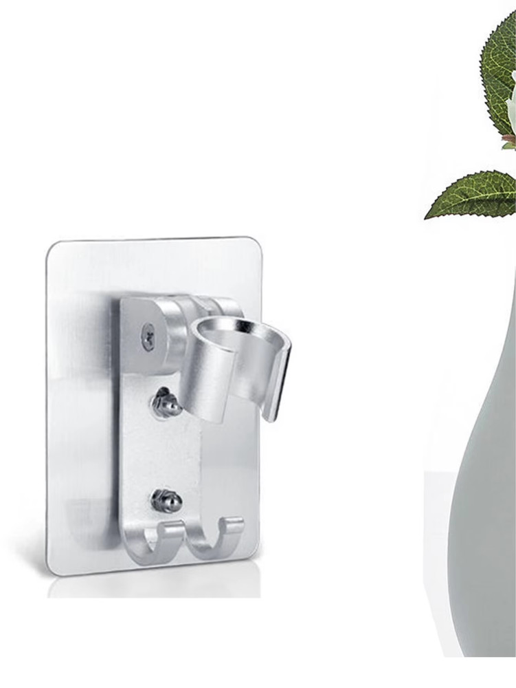 Adjustable Shower Head Holder - No-Drill Self-Adhesive Wall Mount Bracket