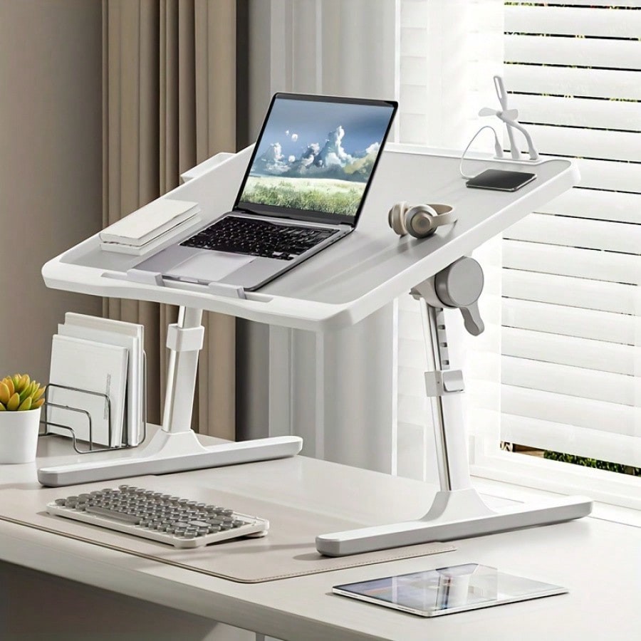 Adjustable Height And Angle Folding Desk, Home Office Computer Desk-FGQA