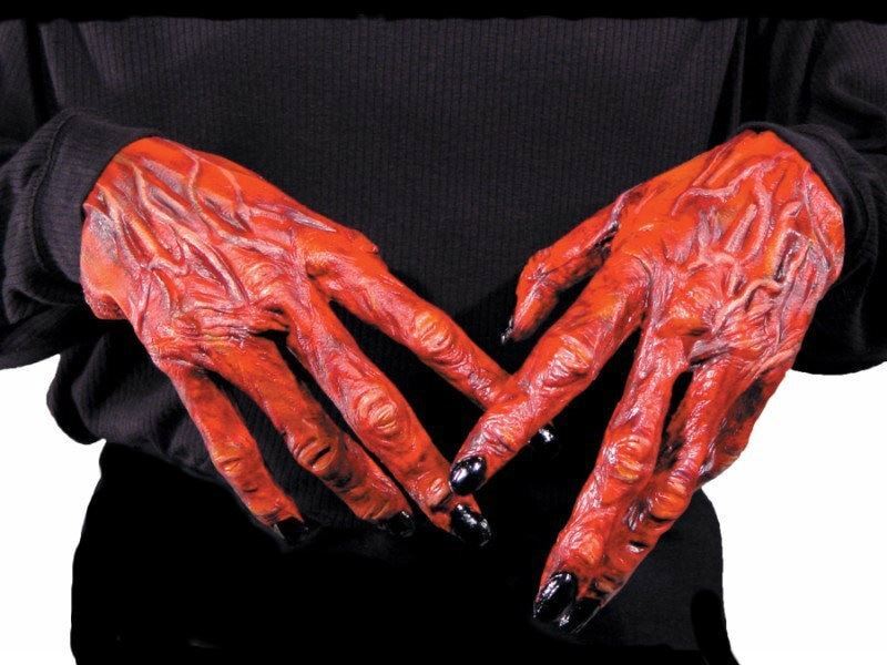 Creepy Long Finger Gloves Latex Hands Halloween Costume Haunted House Monster