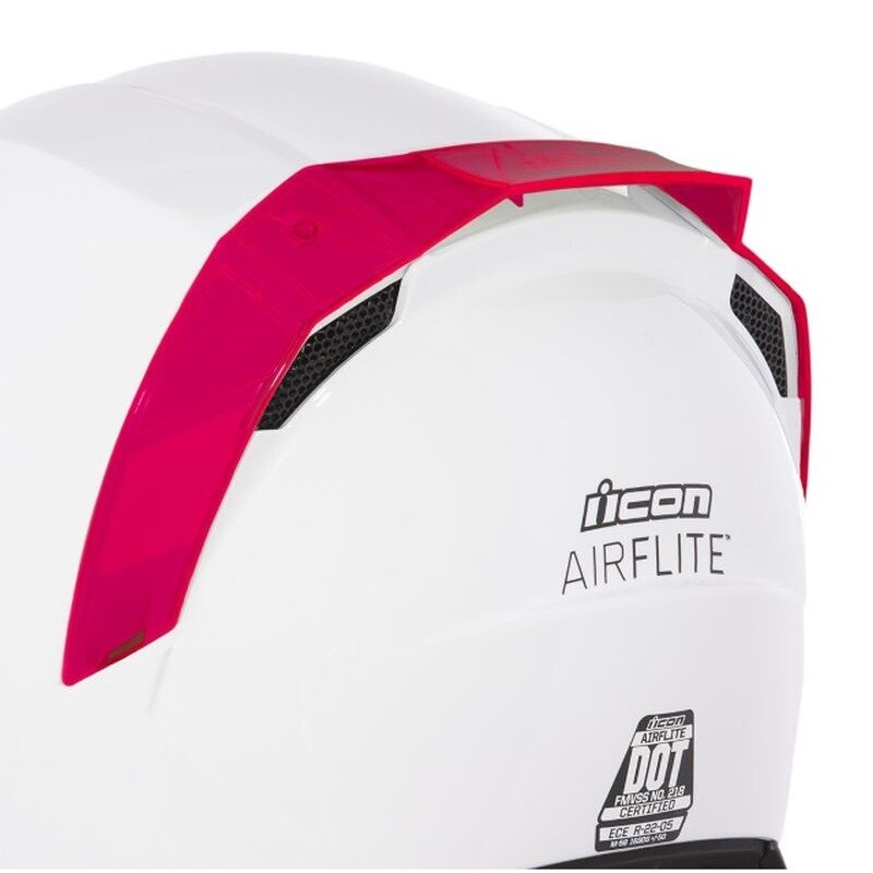 Icon Airflite Motorcycle Riding Racing Helmet Rear Spoiler - Pick Color