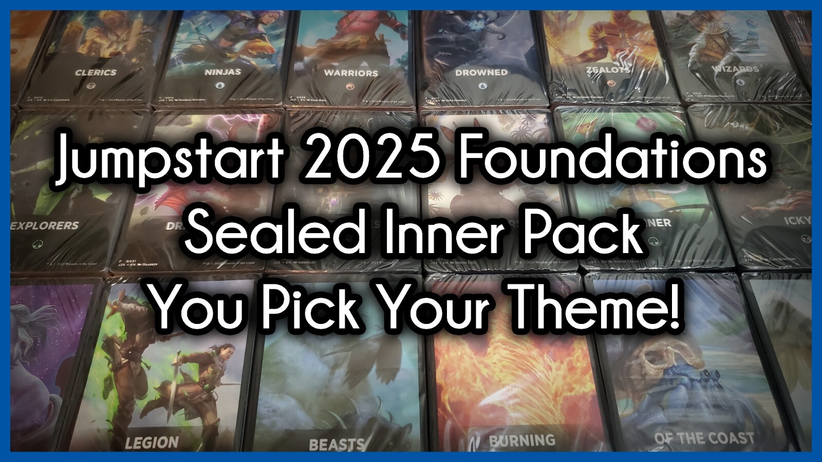 Jumpstart 2025 Foundations, Sealed Inner Packs / Themes, You Pick