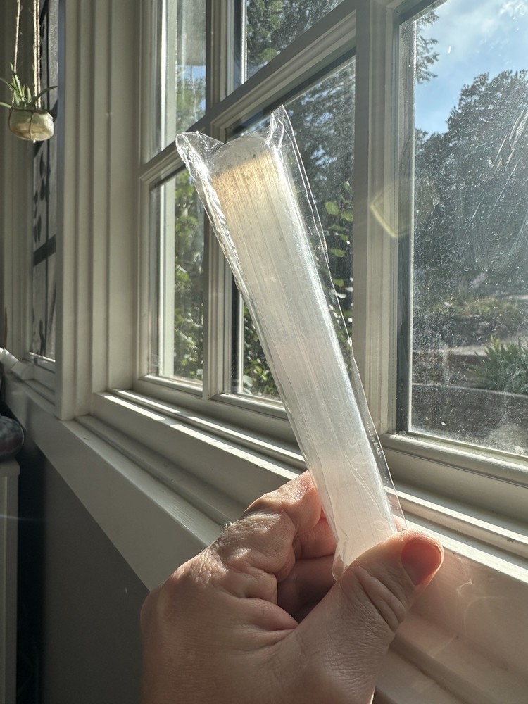 Selenite Wands/sticks. Rounded or Pointed